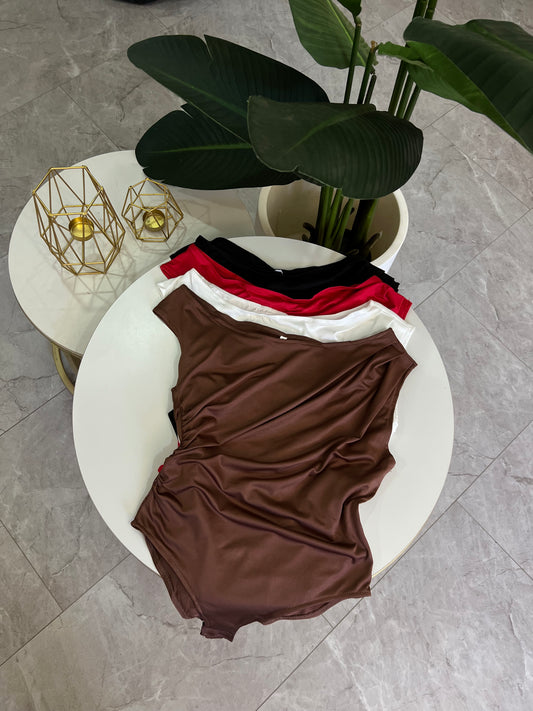 Body asimétrico Zara