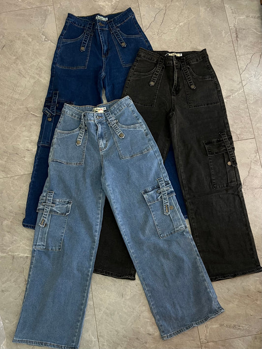 Pantalón WideLeg cargo