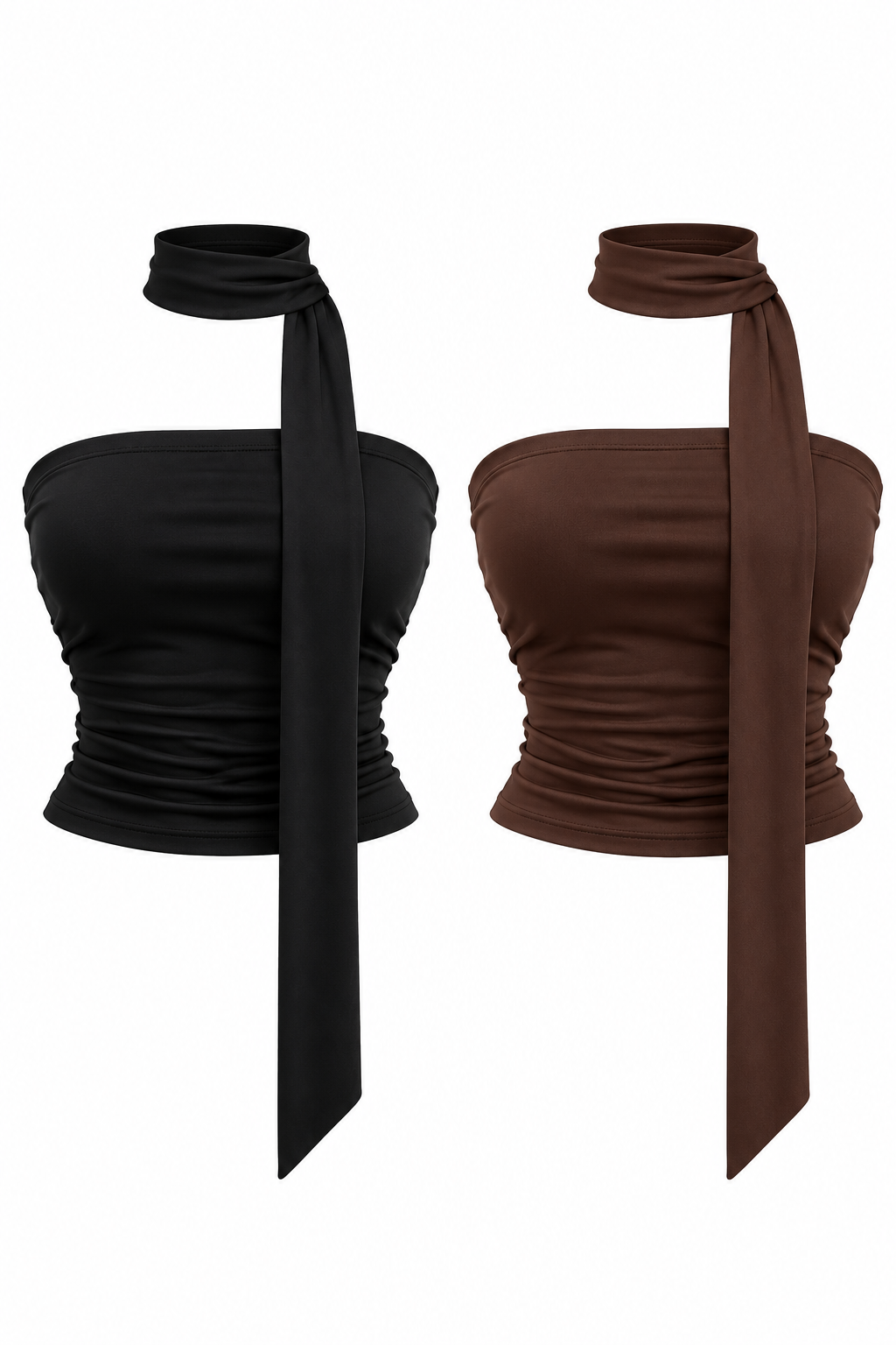 Crop top lazo largo