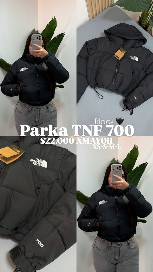 Parka TNF black Crop